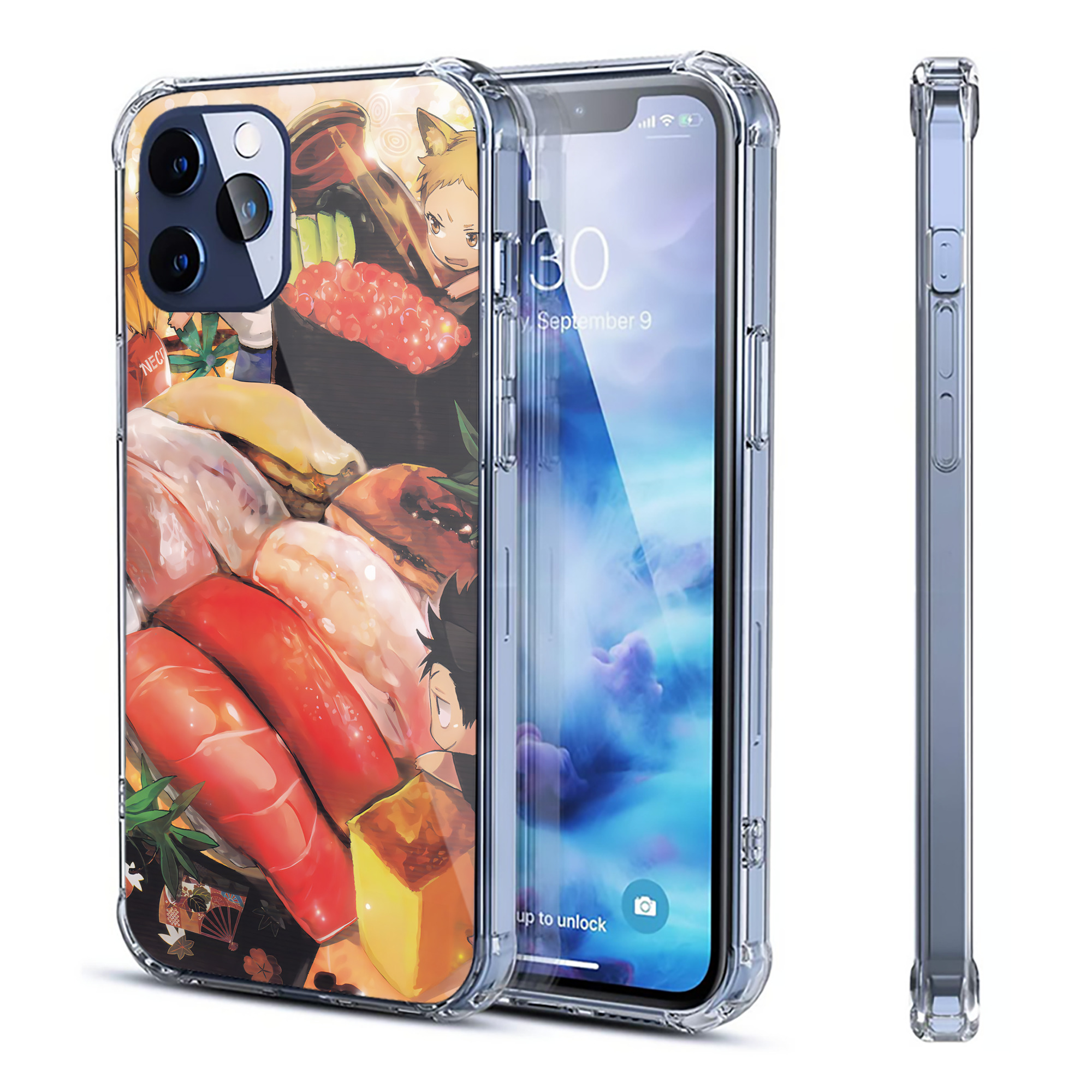 （画像用） ハイキュー!! Haikyu!! 【iPhone 12シリーズ対応】透明スマホケース（クリアソフトケース）